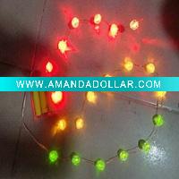 LED holiday string lights with Battery operated