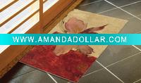 Wholesale Floral Polyester Rug/doormat(2DM0042)