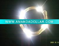 Wholesale Beautiful warm white battery operated 1m led string rope light for decorative