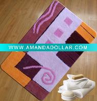 Acrylic luxury bath rug