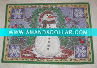 Wholesale christmas doormat,christmas tapestry door mat,jacquard rug