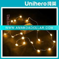 AA battery operated led string light