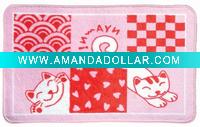 polyester microfiber animal printing rug