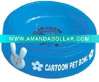 Wholesale pet plastic bowl