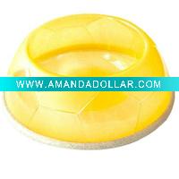 Wholesale Pearly-lustre football-shaped pet bowl