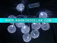 LED battery lights with (metal ball)