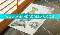 Wholesale Butterfly Simole Design Rug/door mat(2DM0142)