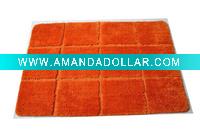 Microfiber luxury bath rug
