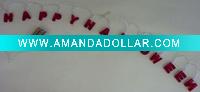 LED battery lights with (plastic letters)