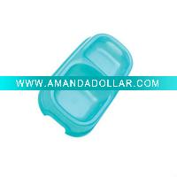 double plastic pet bowl