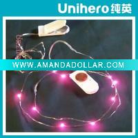 CR2032 battery LED vine light