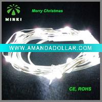 Wholesale 2m 20 lights battery-operated led christmas light white
