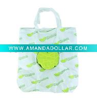 Wholesale lemon foldable resuable shopping grocery tote bag