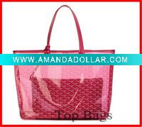 transparent PVC tote bag