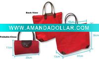 fashion pvc handle tote bag