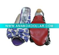 Lot of 40 New Colth,Rubber Aubergine_Black Sexy Sandals