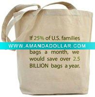 Wholesale 2011 reusable folding cotton canvas tote bag