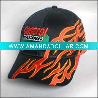 Wholesale flame baseball cap