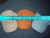 Wholesale baseball cap crystal cap cloth hat