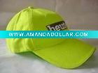 Wholesale green baseball cap with embroidery