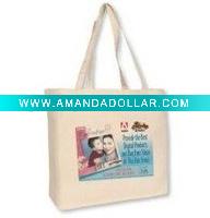 Wholesale cotton tote bag with full color print