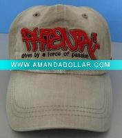 Wholesale 3D embroidery stone washed baseball caps