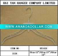 Wholesale hot sale HY1028 plastic clothes hanger