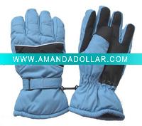 Wholesale nylon sports ski gloves with soft feeling