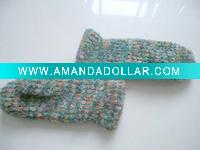 Wholesale lady's Knitted sports acrylic gloves/mitten