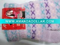 Knitted sport gloves