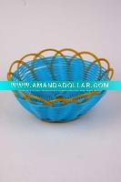 blue cute plastic basketry