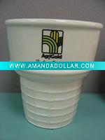ceramic icecream cup