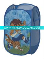 Pop up Mesh polyester Laundry Basket Collapsible Laundry Bag