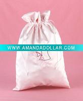 satin bikini bag