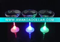 Wholesale LED icecream cup,LED flashing glass
