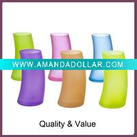 frosted glass cup