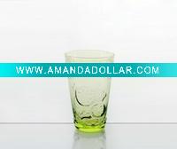 mould grass green glass cup