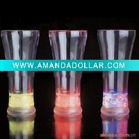 led flash coke glass