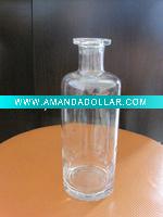Glassware - clear glass bottle for water