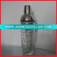 glass cocktail shaker