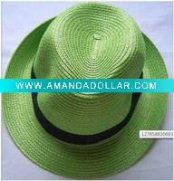 Free shipping fedora straw hats ,summer straw hats,multi-color straw hats,moq 10pcs