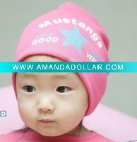 Wholesale Hot sales kids straw hat /knitted hats /baby hat and cap