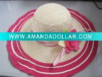 Wholesale straw hat natural paper straw hat