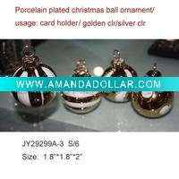 Wholesale porcelain Christmas ornament/card holder