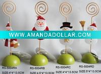 Wholesale Christmas snow men & santa name card holder