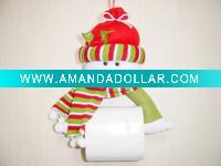 Plush Christmas Tissue Holder