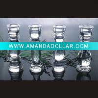 Wholesale 20110617 fashion glass candlestick holder CT-4