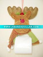 Plush Christmas Tissue Holder