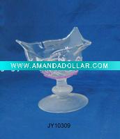 Wholesale Christmas Glass Candle holder JY10309