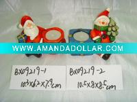 Wholesale santa claus pen holder of ceramics